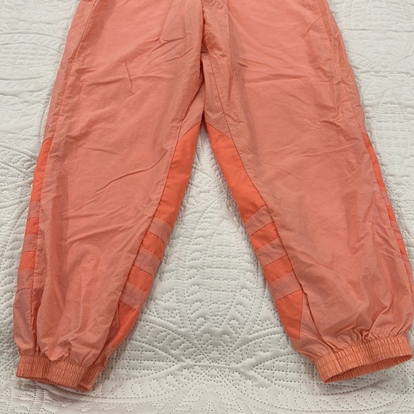 3. NWOT ADIDAS Peach/Orange Nylon Pants - Picture 2 of 4